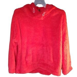 Women's Fuzzy Sherpa Pullover Hoodie Jacket Size M & L/G